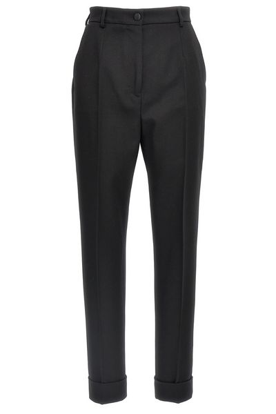 Dolce & Gabbana Turned-Up Hem Tailored Trousers