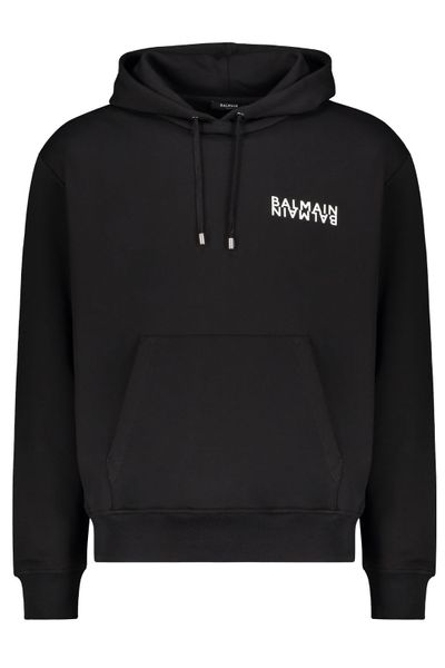 Balmain Logo Drawstring Hoodie