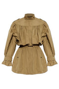 Chloé High-Neck Short Trench Coat