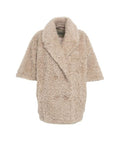 Herno Double-Breasted Faux-Shearling Jacket
