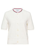 Thom Browne Short Sleeved Crew Neck Cardigan
