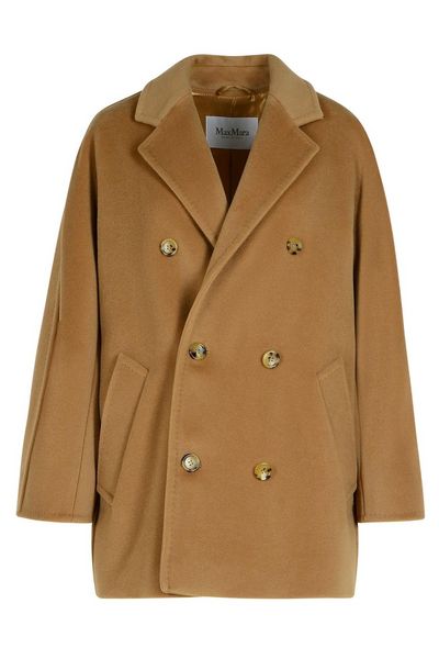 Max Mara Double-Breasted Long-Sleeved Coat