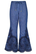 Zimmermann Embroidered Flared Jeans