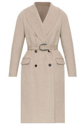 Ferragamo Belted Double-Breasted Coat
