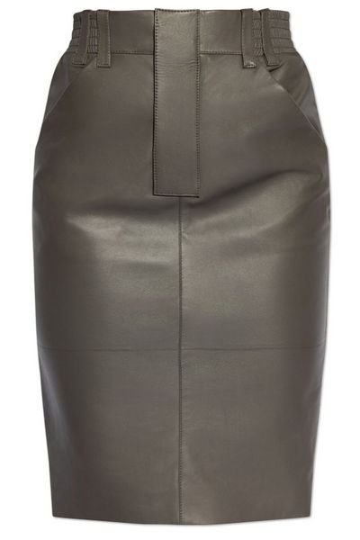 Saint Laurent High Waist Pencil Skirt