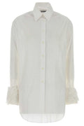 Jil Sander 169 Emb Ruffled Cuff Shirt
