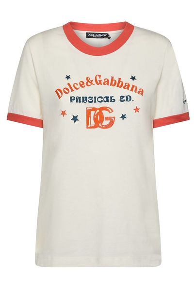Dolce & Gabbana Logo Printed Jersey T-Shirt