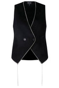 Giorgio Armani Chain Trim Sleeveless Top