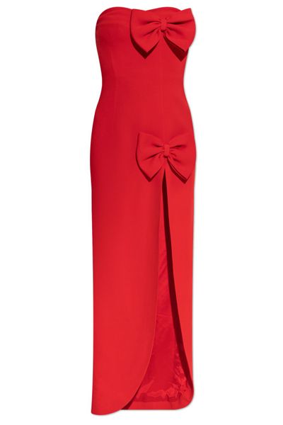 Alessandra Rich Bow-Detailed Sleeveless Gown