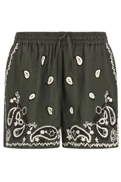 P.A.R.O.S.H. Embroidered Drawstring Shorts