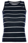 Balenciaga Striped Cropped Tank Top