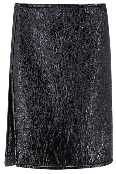 Gucci Shiny Leather Skirt