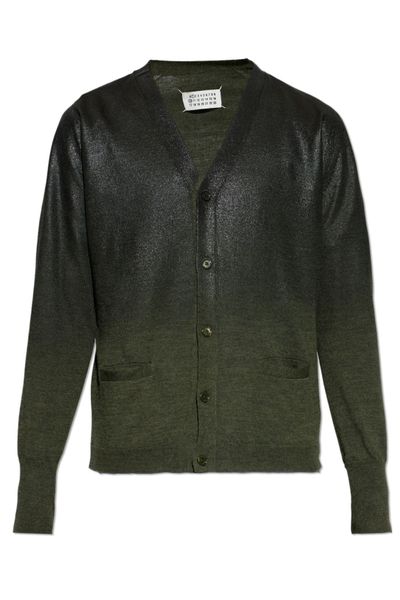 Maison Margiela Long Sleeve V-Neck Cardigan