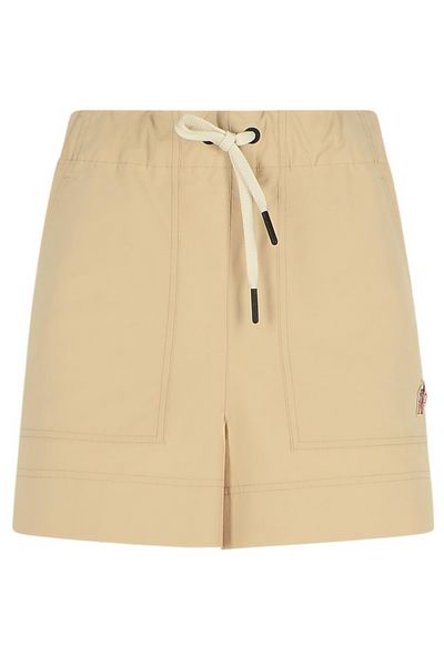 Moncler Grenoble Logo Patch Drawstring Shorts