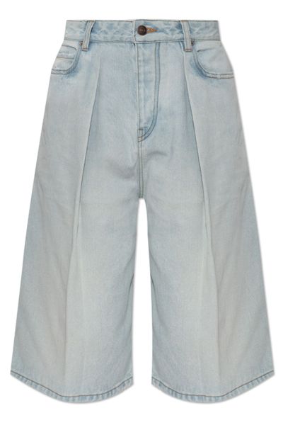 Balenciaga Raw-Hem Bermuda Shorts