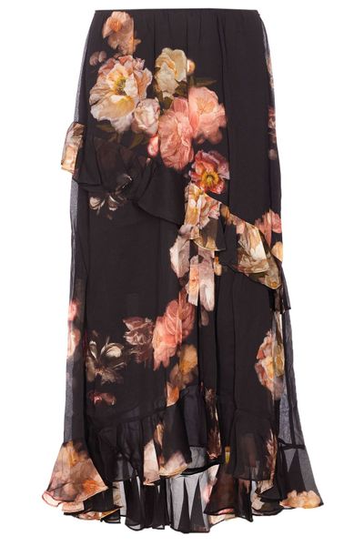 Zimmermann Hypnotic Asymmetric Midi Skirt
