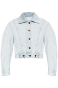 Givenchy Collared Button-Up Denim Jacket