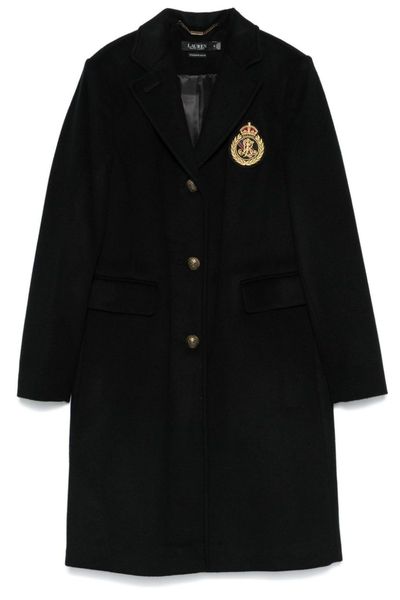 Lauren Ralph Lauren Crested Buttoned Coat