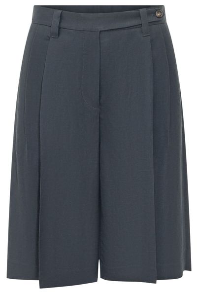 Brunello Cucinelli Fluid Twill Sartorial Bermuda Shorts