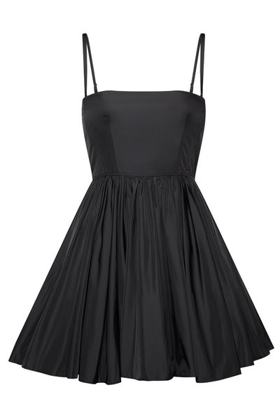Alaïa Peplum Shiny Mini Dress