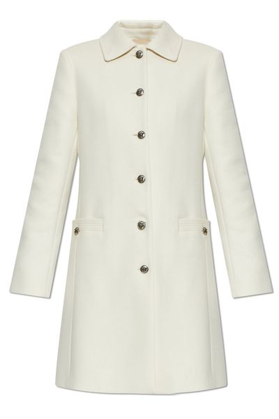 Versace Single-Breasted Long Coat