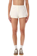 Sporty & Rich Ribbed Logo Shorts