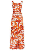 Dolce & Gabbana Majolica Printed Maxi Dress