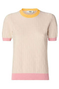 Fendi Logo Detailed Short-Sleeved Jumper