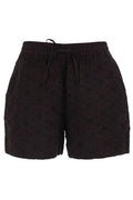 Pinko Drawstring Embroidered Shorts