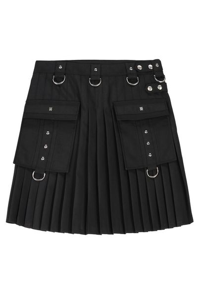 Givenchy High-Waisted Pleated Kilt Skirt