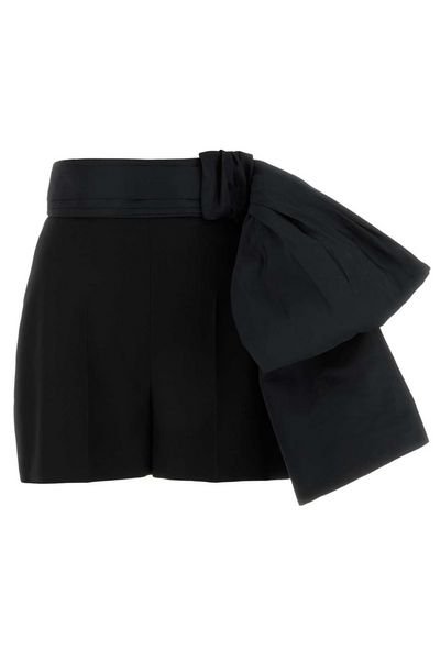 Alexander McQueen Bow-Detailed High-Waist Shorts