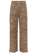Ganni Printed Cargo Pants