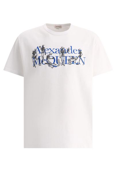 Alexander McQueen Logo Printed Crewneck T-Shirt