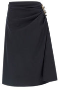 Dries Van Noten Sovora Asymmetric Midi Skirt