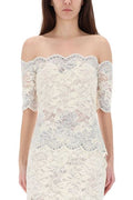 Rabanne Lace Off-Shoulder Top