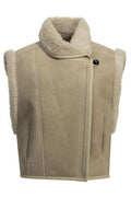 Isabel Marant Alime Shearling Sleeveless Jacket