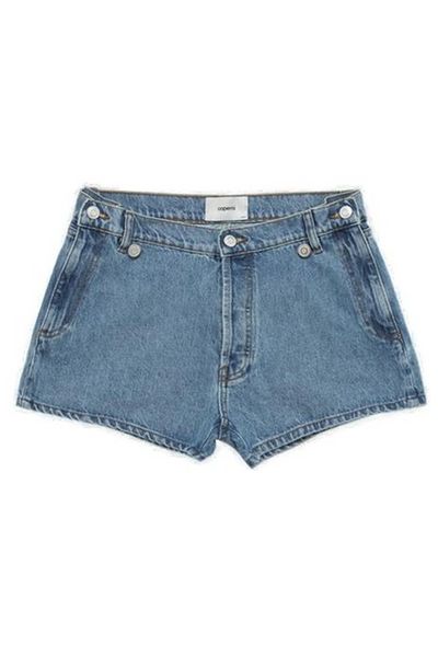 Coperni Button Detailed Denim Shorts