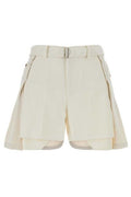 Sacai Belted Denim Shorts