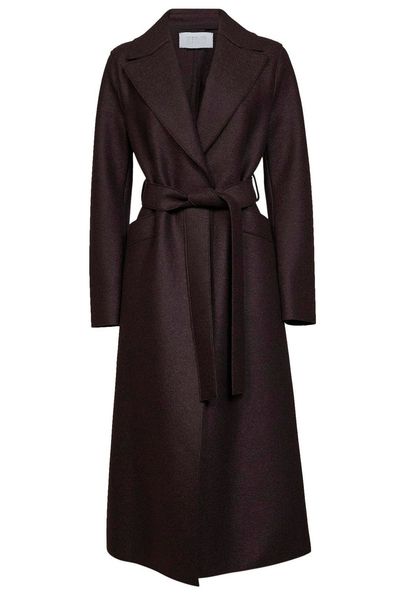Harris Wharf London Belted Wrap Coat