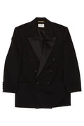 Saint Laurent Double-Breast Long-Sleeved Jacket