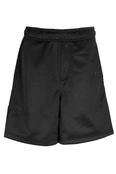 Lanvin Logo Embroidered Bermuda Shorts