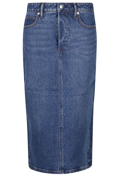 Alexander Wang Denim Midi Skirt
