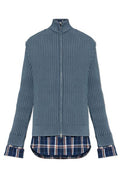 Balenciaga Layered Zipped Sweater