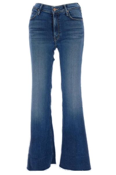 Mother Lil Doozy Fray Flared Jeans