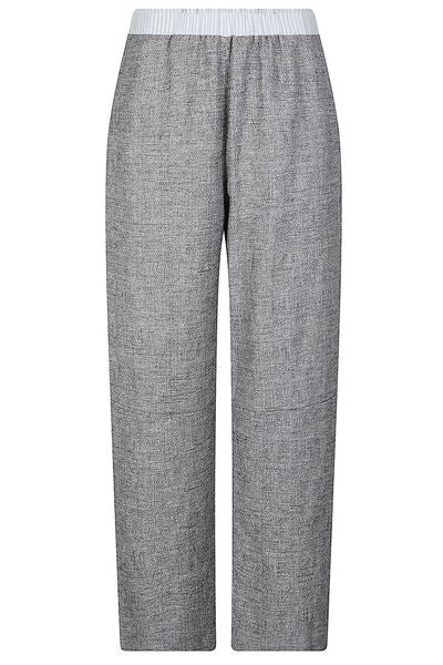 Rabanne Elastic-Waist Straight Pants