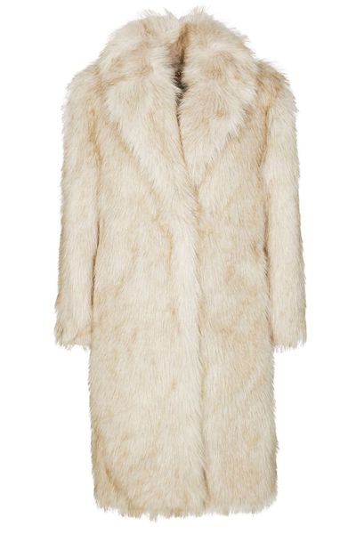 Liu Jo Long-Sleeved Faux-Fur Coat