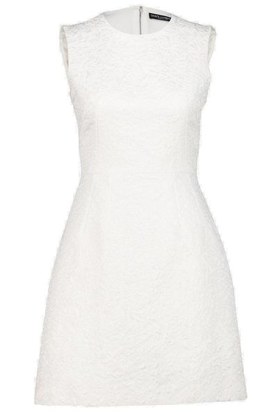 Dolce & Gabbana Floral Jacquard Mini Dress