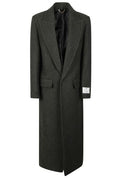 Victoria Beckham Single Breasted Mid-Length Coat