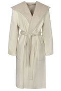 P.A.R.O.S.H. Long Sleeve Hooded Belted Coat