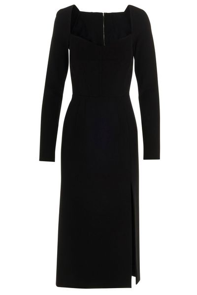 Dolce & Gabbana Fitted Long-Sleeve Dress